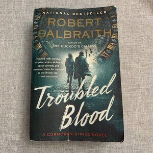 Robert Galbraith "Troubled Blood" Book Paperback Novel National Bestseller